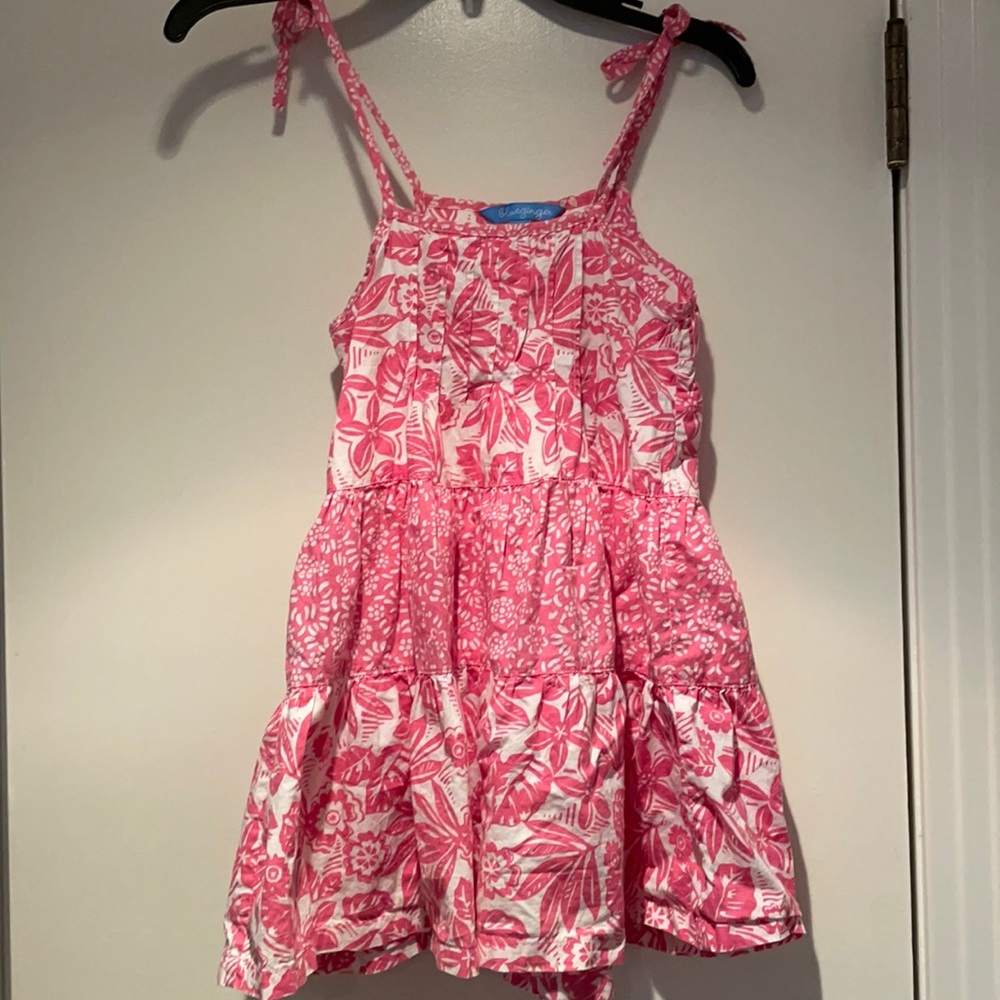 Pink Hawaiian style dress